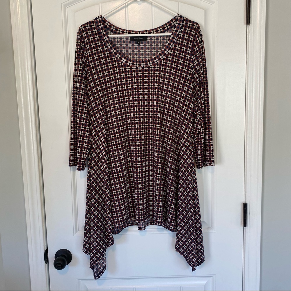 Karen Karen Women's 3/4 Sleeve Top Size XL
